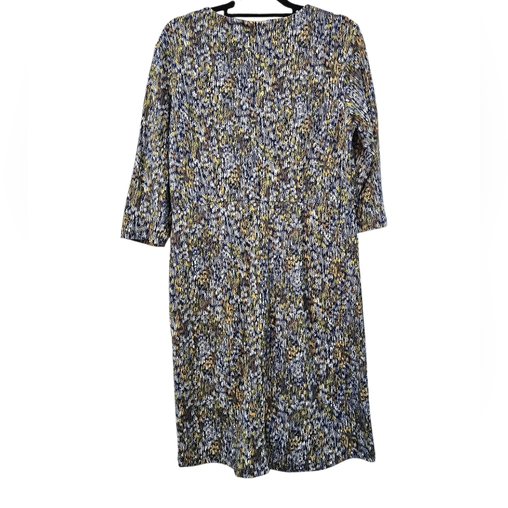 NWT J.Mclaughlin Summer Rain in Navy Citronellei Catalina Cloth Dress Size XL - Picture 7 of 7